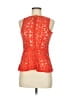 Intermix 100% Cotton Orange Sleeveless Blouse Size M - photo 1