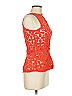 Intermix 100% Cotton Orange Sleeveless Blouse Size M - photo 4