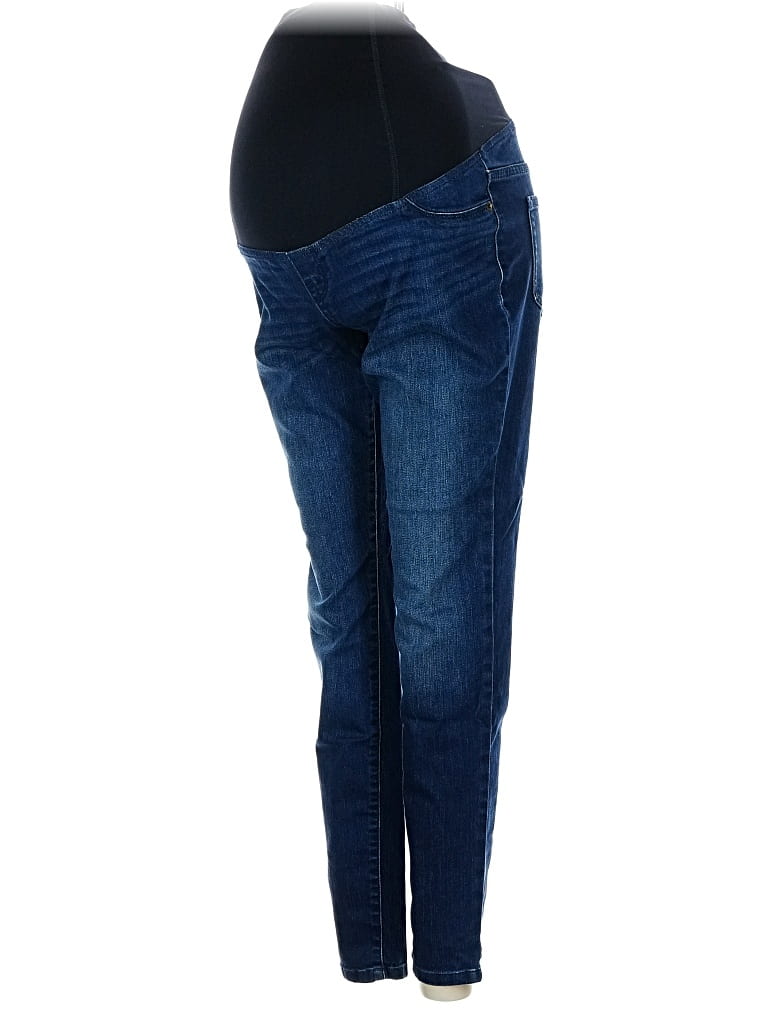 Pre-owned Isabel Maternity Jeggings In Blue
