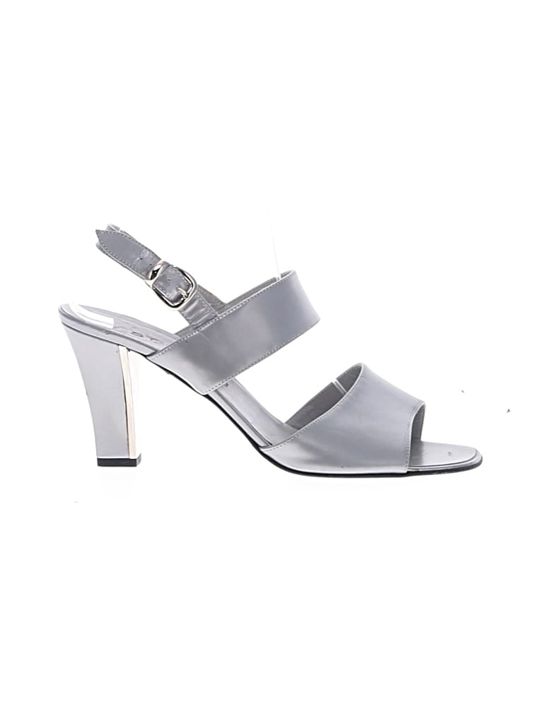Pre-owned St John Heels In Gray
