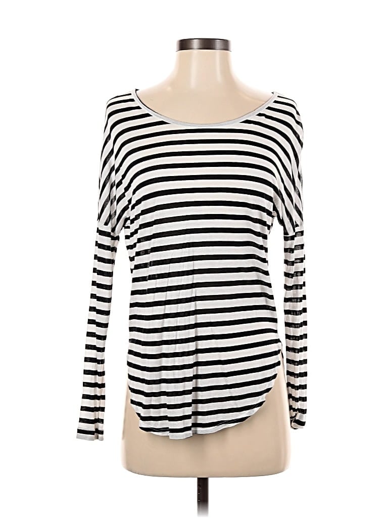 BANANA REPUBLIC Pre-owned Long Sleeve T-shirt In Silver