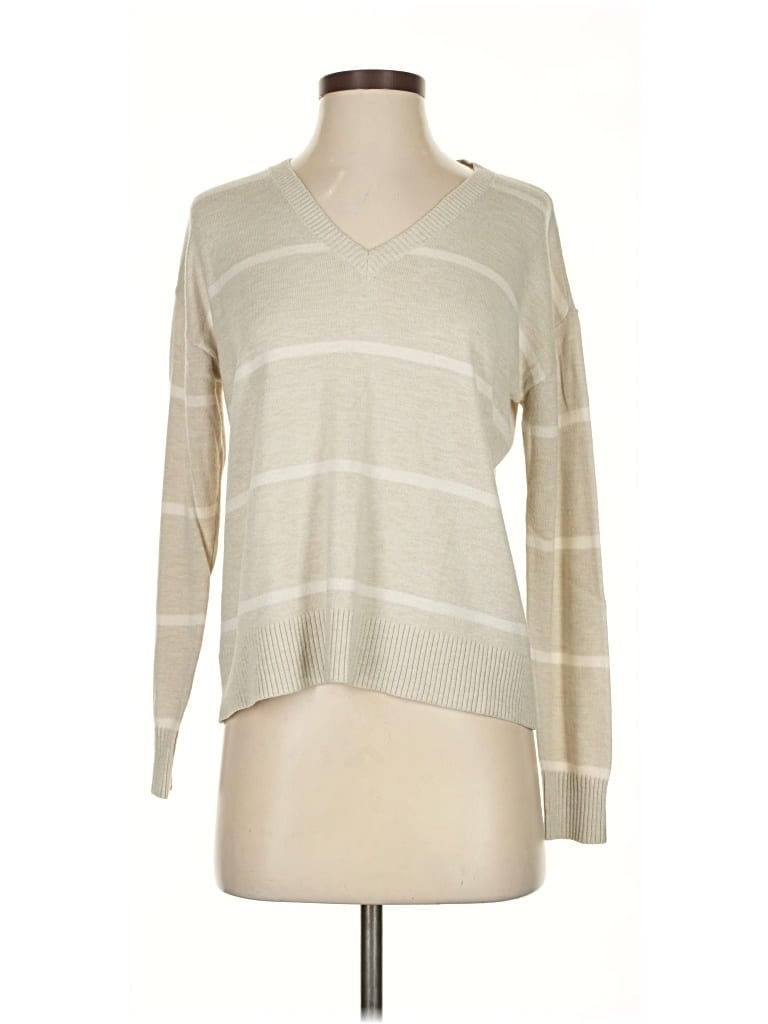 Pre-owned Ann Taylor Loft Pullover Sweater In Brown