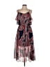 Neiman Marcus 100% Polyester Paisley Red Casual Dress Size 10 - photo 1
