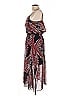 Neiman Marcus 100% Polyester Paisley Red Casual Dress Size 10 - photo 5