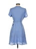 Lush 100% Polyester Solid Blue Casual Dress Size S - photo 2