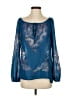 Yoana Baraschi 100% Polyester Blue Long Sleeve Blouse Size XS - photo 1