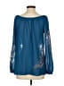 Yoana Baraschi 100% Polyester Blue Long Sleeve Blouse Size XS - photo 2