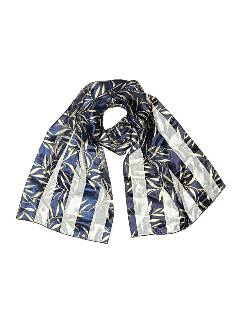 Pre-owned Unbranded Scarf In Blue