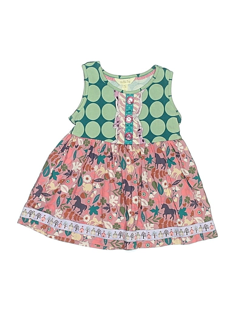 Pre-owned Matilda Jane Kids' Dress In Green