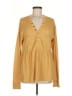 Out From Under Yellow Gold Long Sleeve Blouse Size M - photo 1