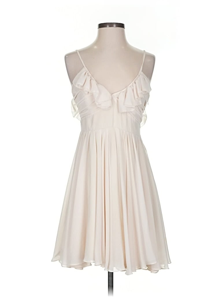 Pre-owned Ark & Co. Cocktail Dress In White