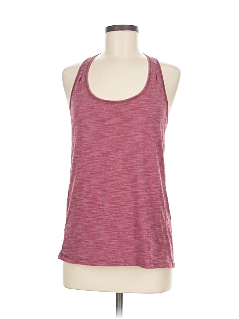 Pre-owned Lululemon Athletica Active Tank Top In Burgundy