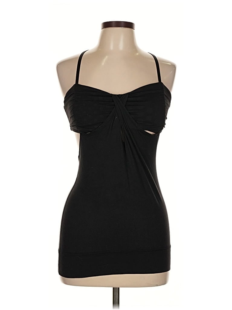 Pre-owned Lululemon Athletica Tank Top Black Strapless Neckline Tops