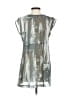 CAbi Metallic Silver Cocktail Dress Size S - photo 2
