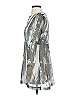 CAbi Metallic Silver Cocktail Dress Size S - photo 5