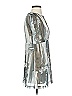 CAbi Metallic Silver Cocktail Dress Size S - photo 4