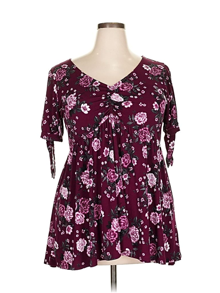 Pre-owned Torrid Casual Dress In Burgundy