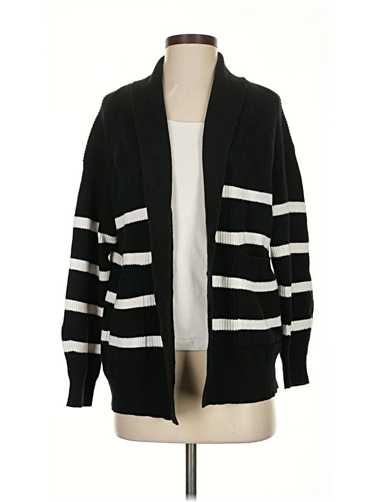 A NEW DAY Pre-owned Cardigan Sweater In Black