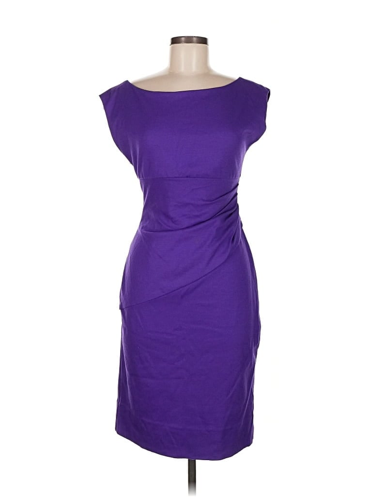 Pre-owned Diane Von Furstenberg Cocktail Dress In Purple