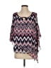 NY Collection 100% Polyester Pink 3/4 Sleeve Blouse Size S - photo 1