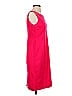 Talbots Solid Red Pink Cocktail Dress Size 2 - photo 4