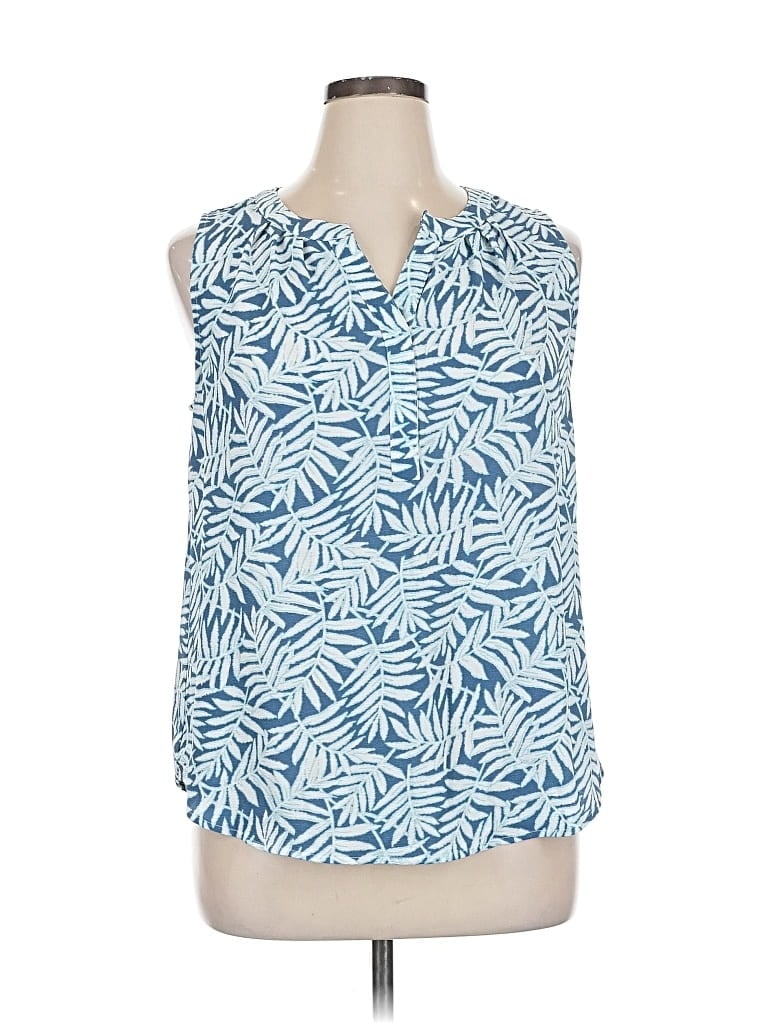 Pre-owned 41hawthorn Sleeveless Blouse In Blue