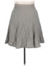 Lee Chevron-herringbone Gray Casual Skirt Size 14 - photo 1