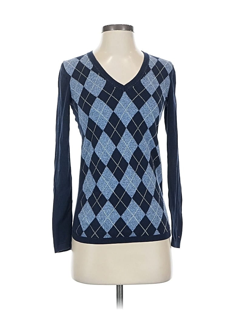 Pre-owned Tommy Hilfiger Pullover Sweater In Blue