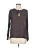 Gap 100% Rayon Black Long Sleeve Blouse Size M - photo 1