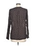 Gap 100% Rayon Black Long Sleeve Blouse Size M - photo 2