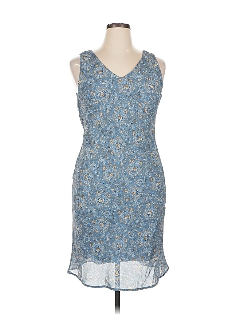 Pre-owned Assorted Brands Cocktail Dress In Blue
