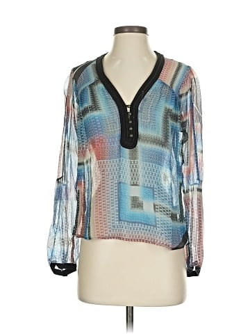 Twelfth Street by Cynthia Vincent Long Sleeve Blouse (view 1)