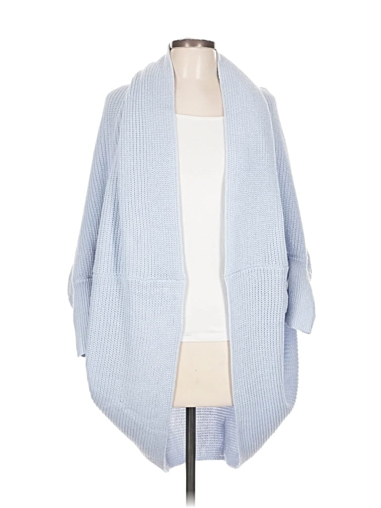 Pre-owned Forever 21 Cardigan Sweater In Blue