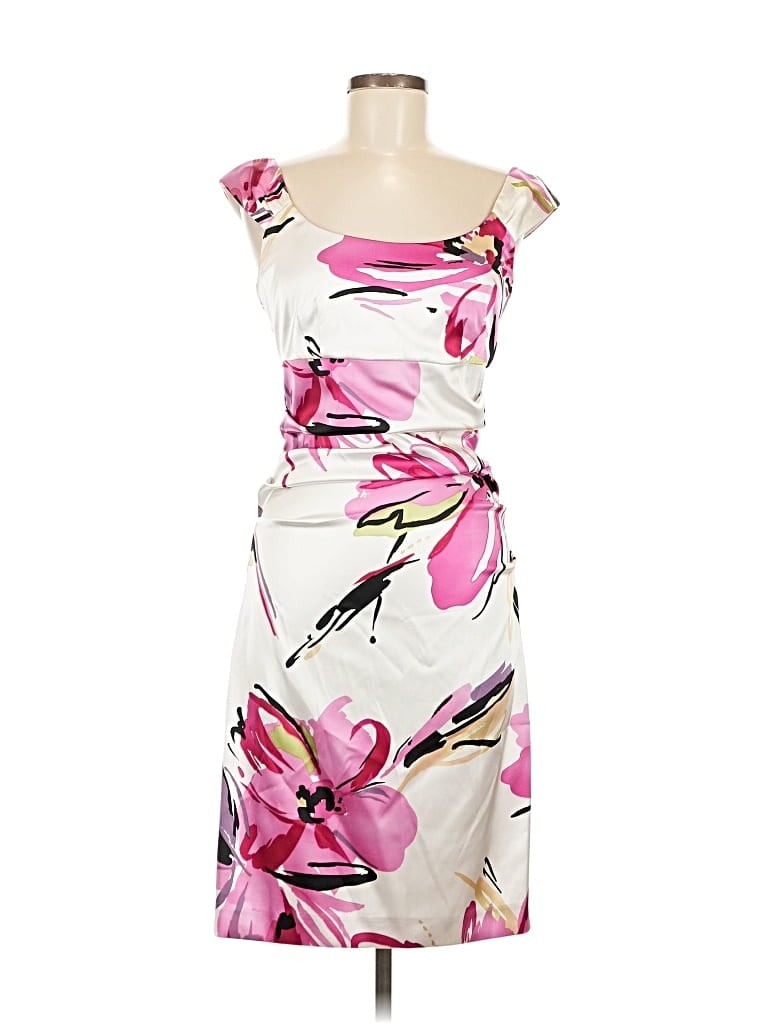 Pre-owned London Style Cocktail Dress In White