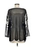 Simply Couture Silver Black 3/4 Sleeve Blouse Size M (estimated) - photo 2