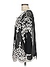 Simply Couture Silver Black 3/4 Sleeve Blouse Size M (estimated) - photo 5