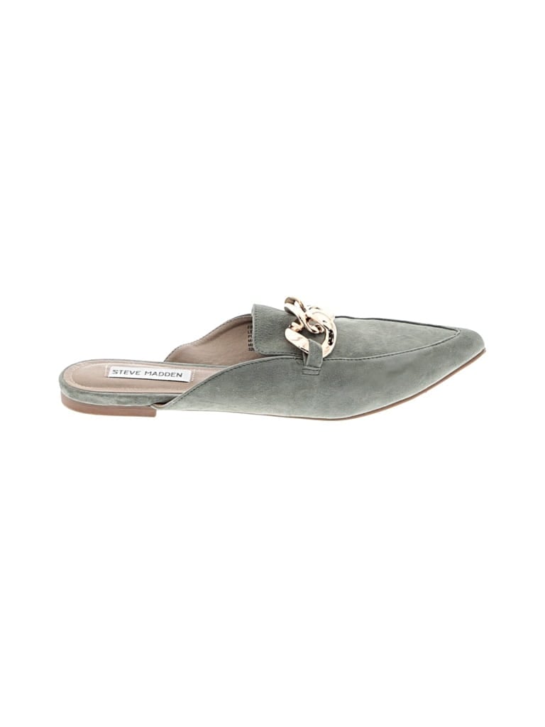 Pre-owned Steve Madden Mule/clog In Blue