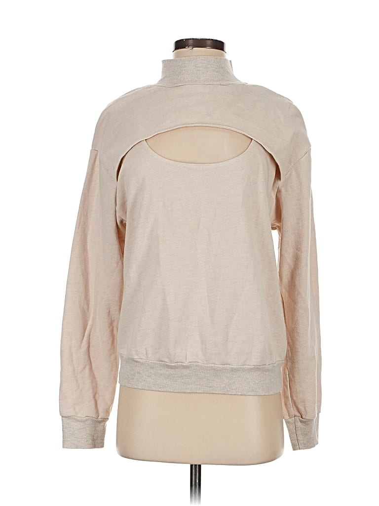 Pre-owned T.la Sweatshirt In White