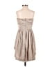 BCBGMAXAZRIA 100% Polyester Metallic Gray Cocktail Dress Size 2 - photo 2