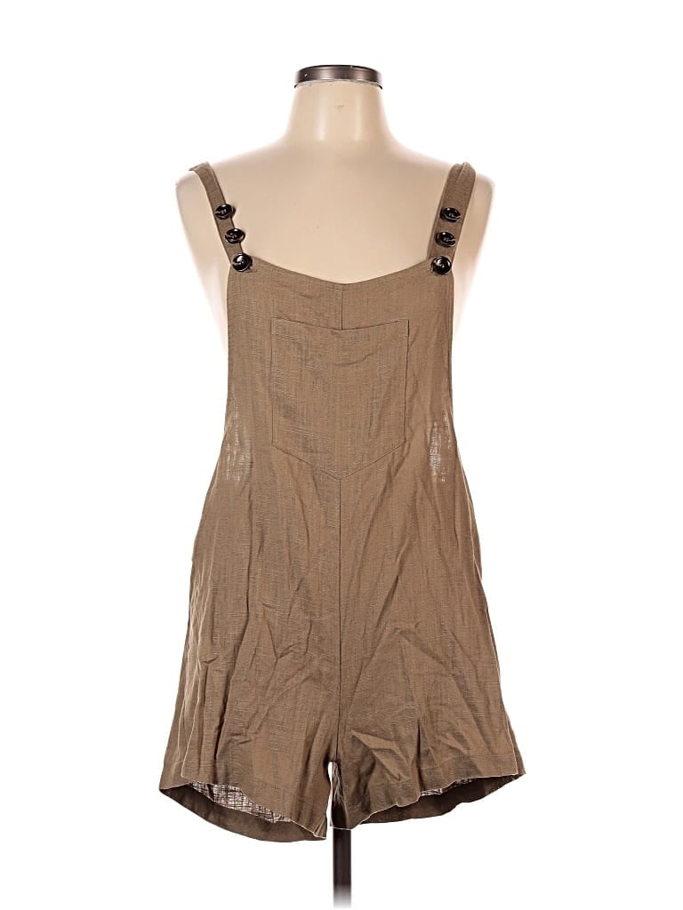 Pre-owned Lulus Overall Shorts In Brown