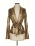 Superdown 100% Polyester Metallic Gold Blazer Size XS - photo 1