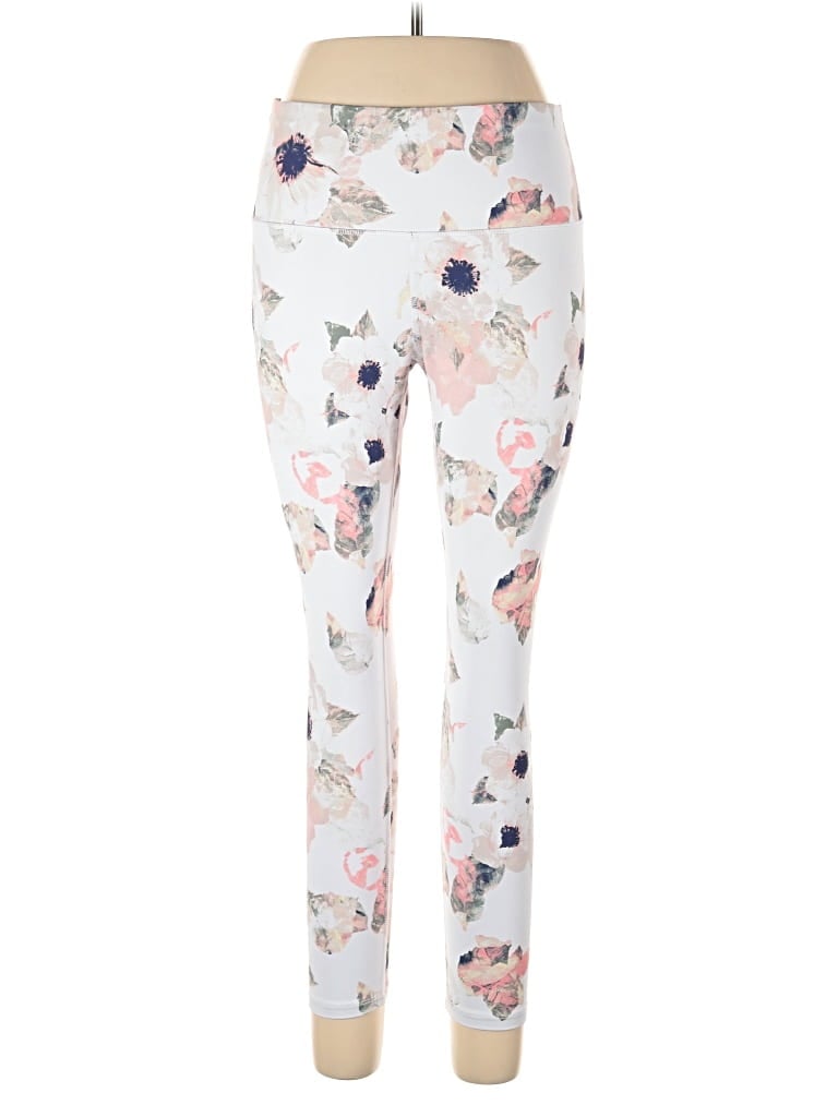 Pre-owned Apana Leggings In White