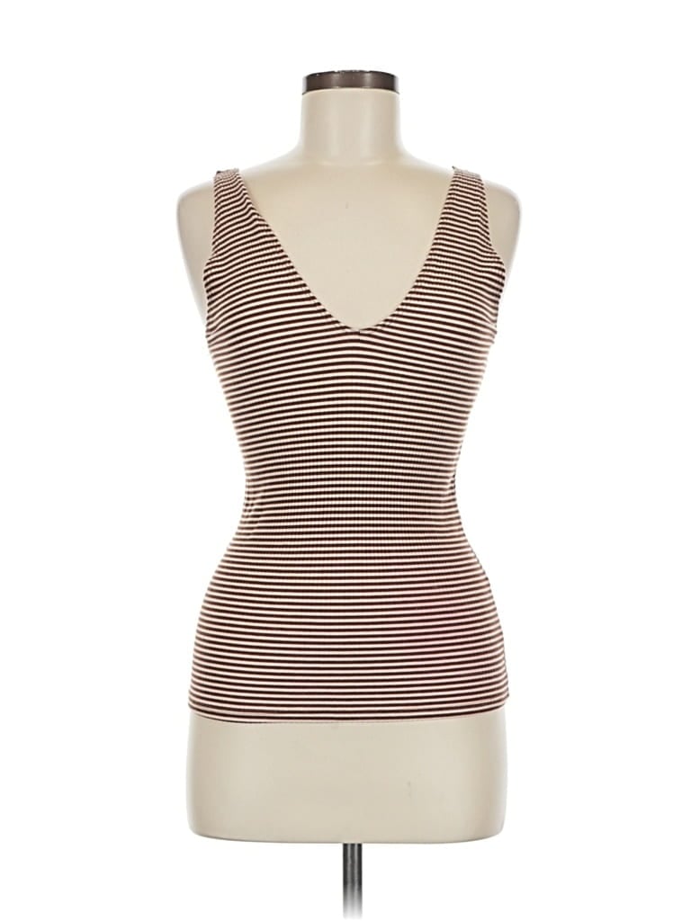 Pre-owned Reformation Jeans Sleeveless Top In Brown