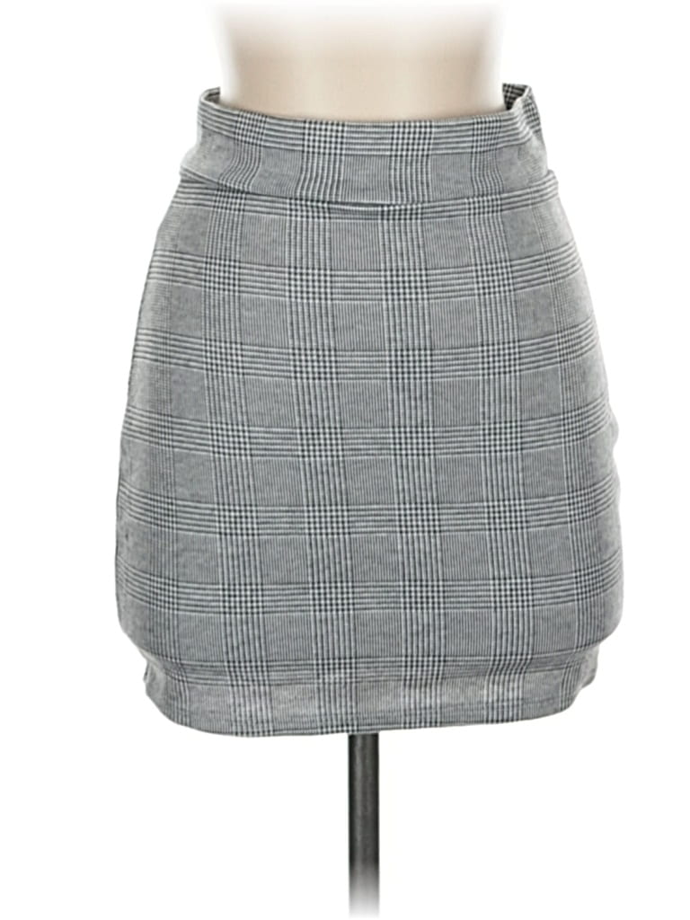 FASHION NOVA Pre-owned Casual Skirt In Gray