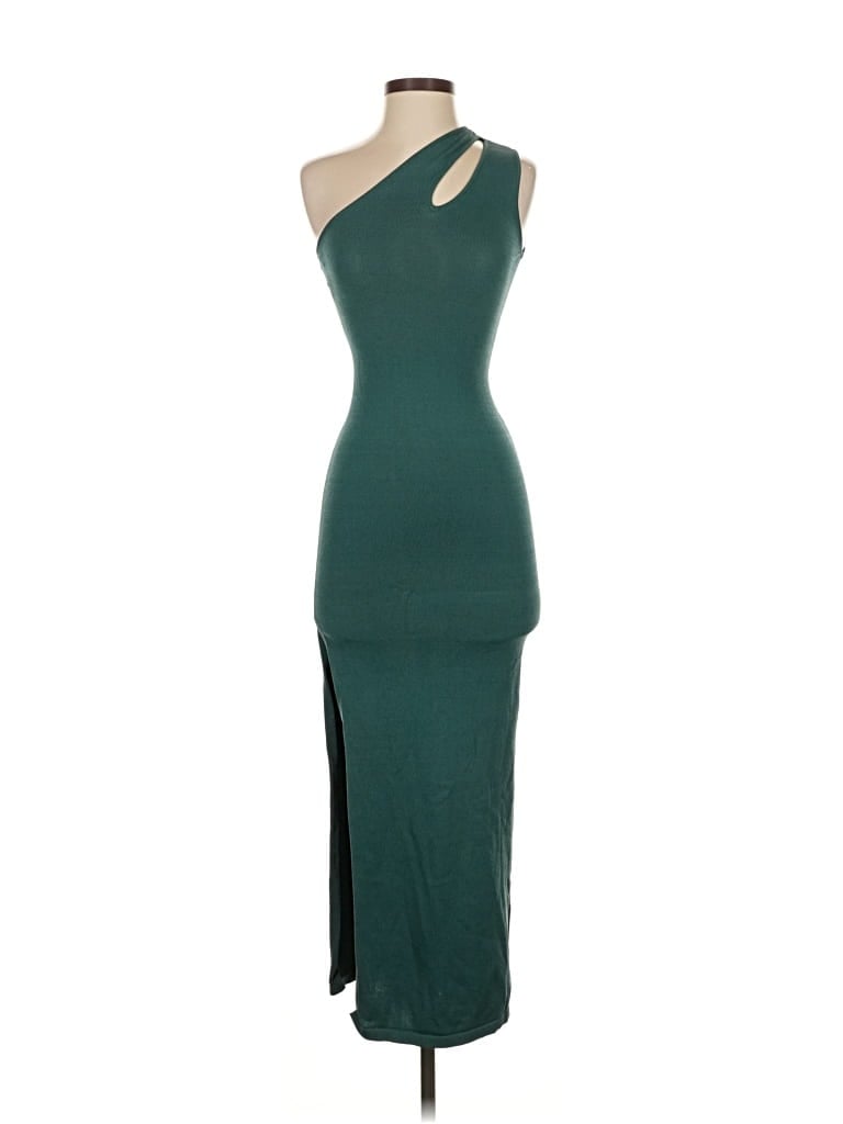 Pre-owned Torn By Ronny Kobo Cocktail Dress In Green