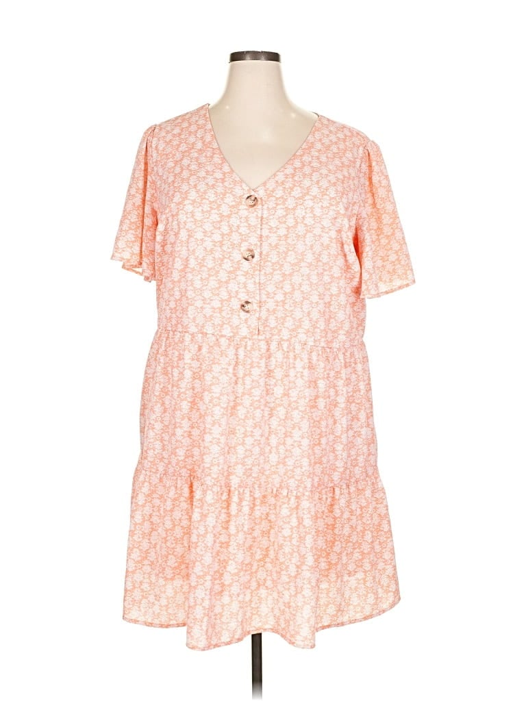 Pre-owned Evri Casual Dress In Orange