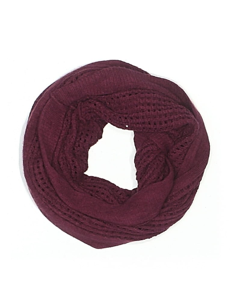 Pre-owned Unbranded Scarf In Burgundy