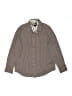 Volcom Chevron-herringbone Brown Long Sleeve Button-Down Shirt Size M (kids) - photo 1