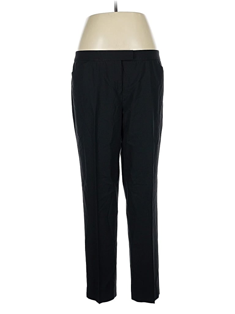 Pre-owned Lafayette 148 Wool Pants In Black