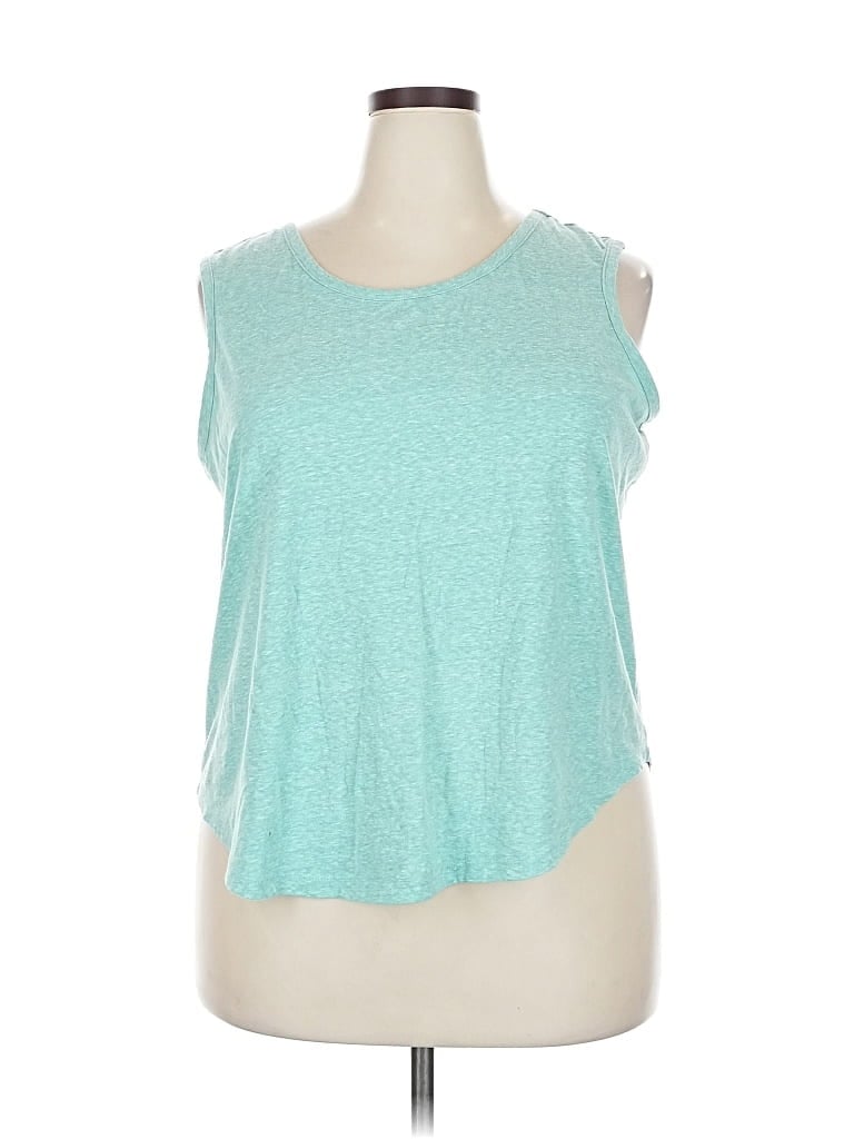 Pre-owned Just Be ... Sleeveless T-shirt In Green
